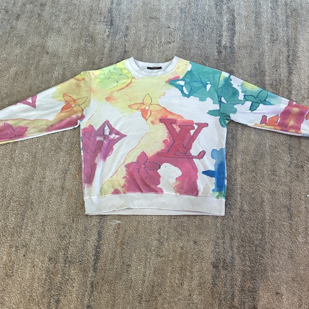 Louis Vuitton Multicolor Abstract Sweatshirt (used)